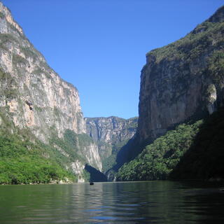 Sumidero Canyon, Einfahrt in den Canyon