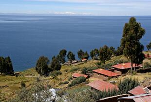 Aussicht auf den Titicacasee