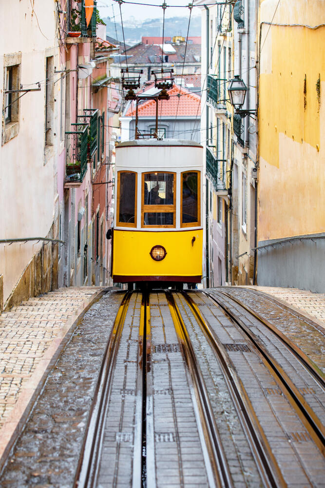 Standseilbahn in Lissabon