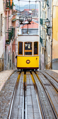 Standseilbahn in Lissabon