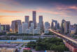 abendliche Skyline von Peking