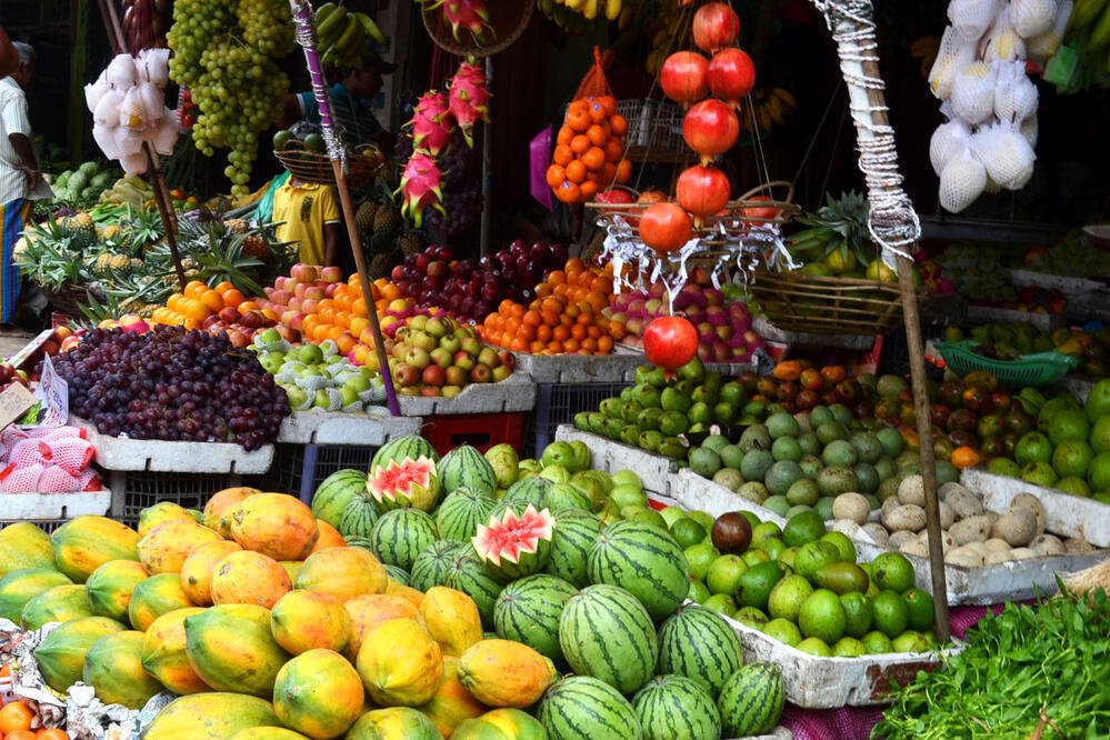 Obst auf einem Markt 