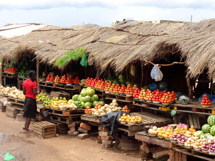 Markt in Luangwa