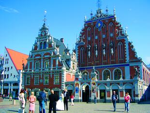 Marktplatz in Riga 