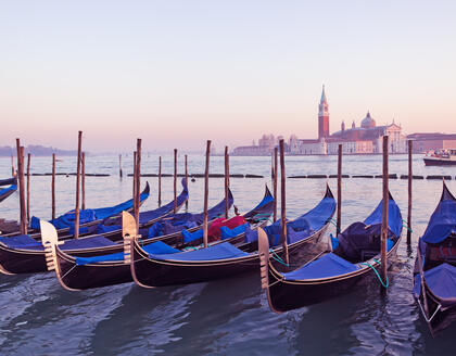 Venezianische Gondeln
