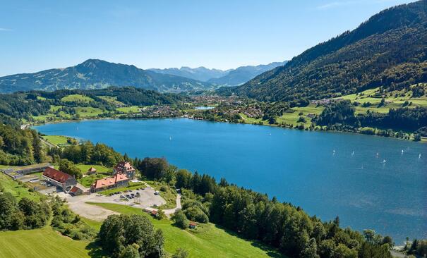 Alpsee bei Immenstadt in den Alpen