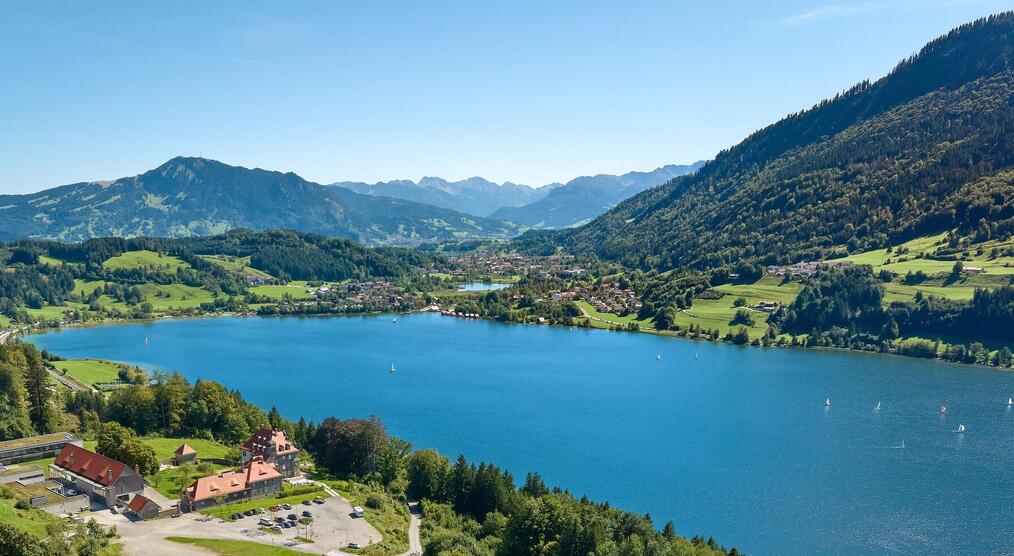 Alpsee bei Immenstadt in den Alpen