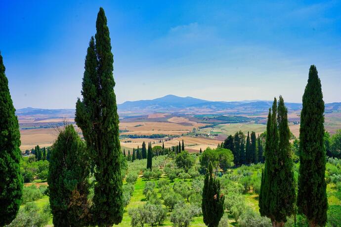 Blick auf die Toskana auf einer Italien Reise mit SKR