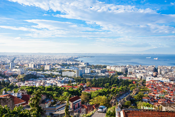 Panoramablick auf Thessaloniki