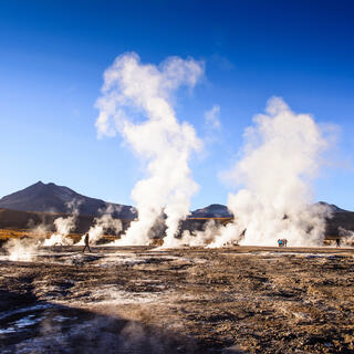 Aktive Geysir in Atacama