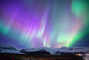 Aurora Borealis über Skaftafell