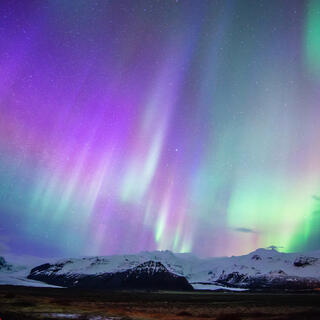 Aurora Borealis über Skaftafell