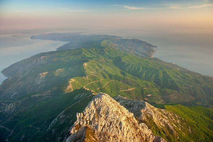 "Heiliges Land" auf der Halbinsel Athos
