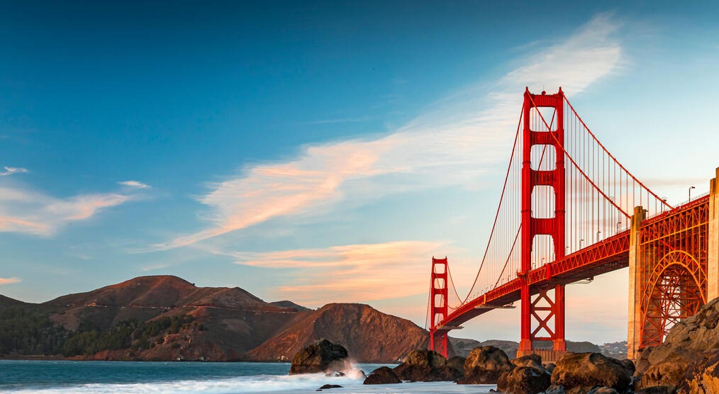 Blick auf Golden Gate Bridge