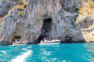 Boote in Capri