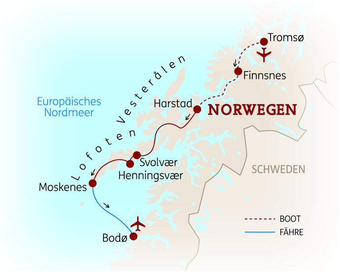 10 Tage Rundreise Norwegen Norden Höhepunkte Reise 2022