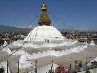 Stupa in Bodnath