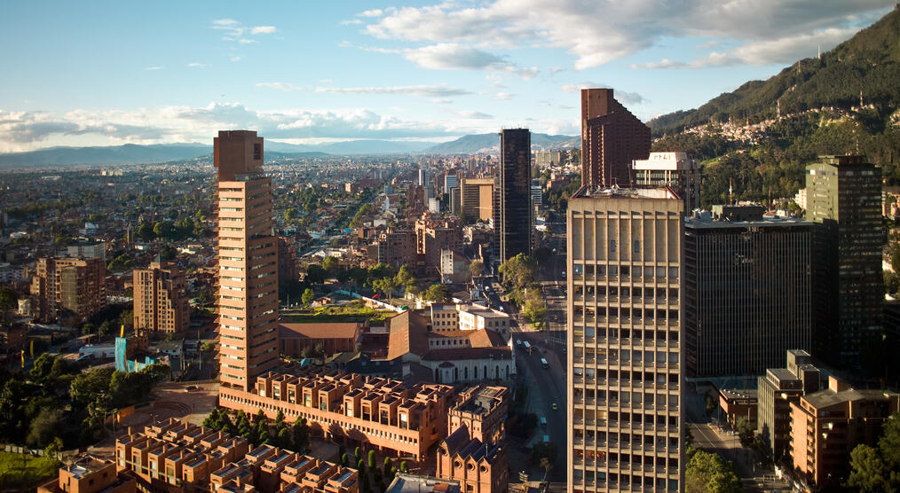 Blick auf Bogota
