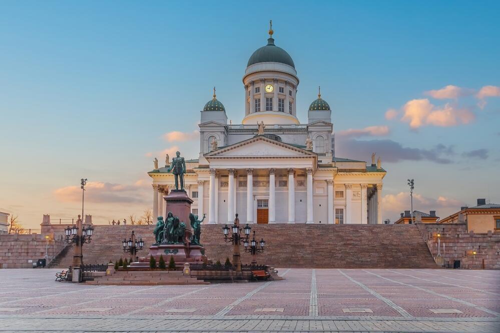 Kathedrale und Senatsplatz in Helsinki 