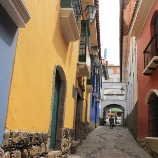 Straßengasse in La Paz