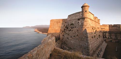 Blick von der Morro Festung in Santiago de Cuba