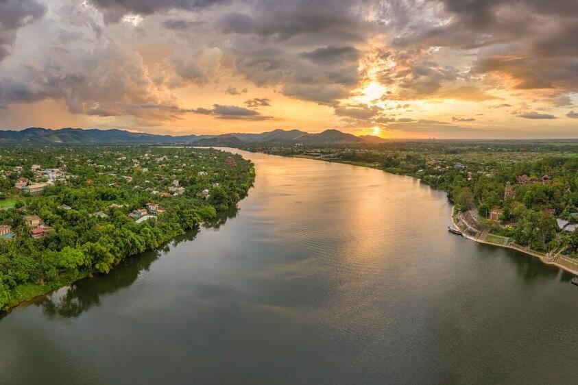 Blick auf den Parfümfluss