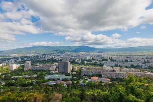 Blick vom Keeni Berg auf Tbilisi