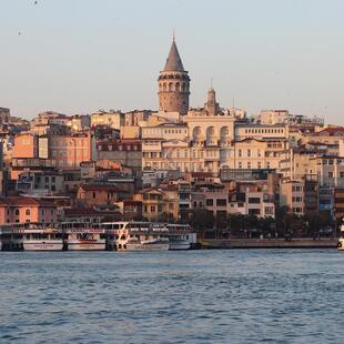 Der Galata-Turm im Stadtviertel Galata