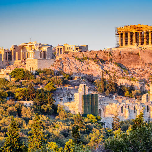 Akropolis und Parthenon in Athen