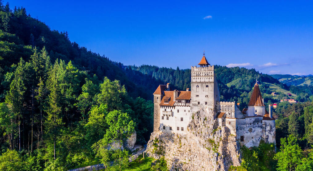 Das mittelalterliche Schloss von Bran