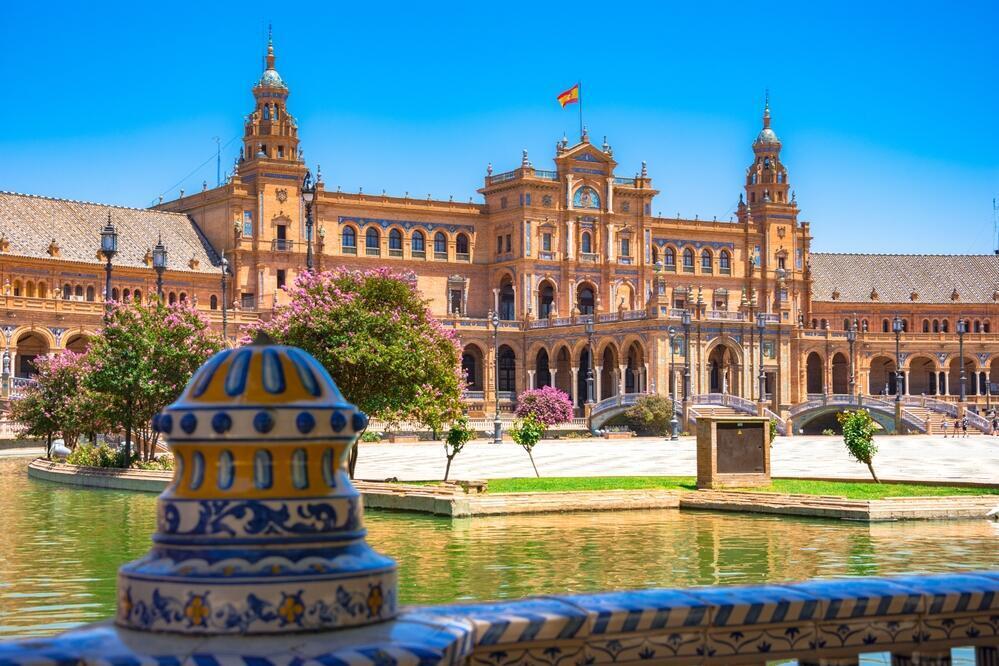 Plaza de Espana in Sevilla 