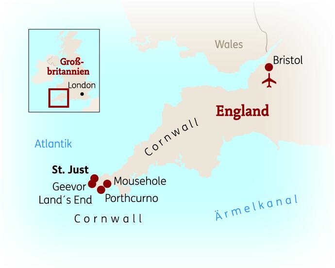 8 Tage Cornwall Standortreise Wandern Rund Um Land's End 2023