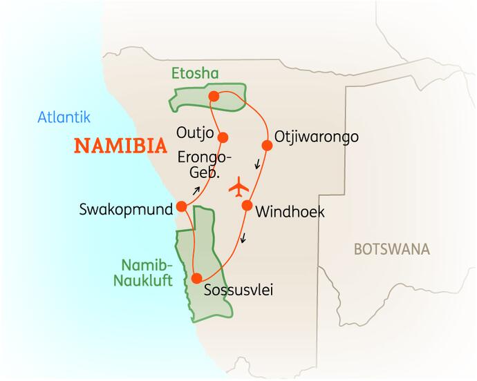 15 Tage Namibia Rundreise entspannt erleben 2020