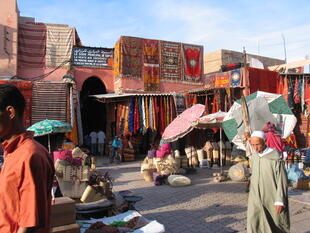 Gewürzmarkt in Marrakesch