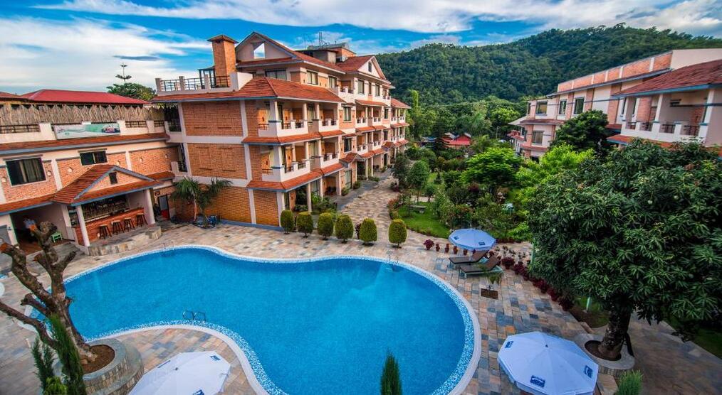 Außenansicht des Mount Kailash Resort