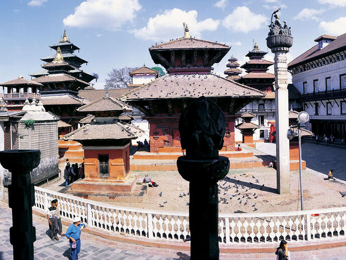 Der Durbar Square in Kathmandu