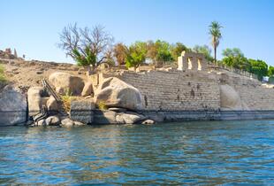 Tempel-Ruinen auf der Insel Elephantine