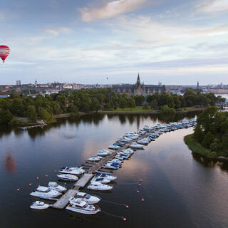 Blick über Djurgarden
