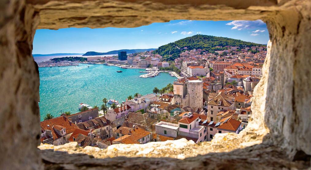 Bucht von Split bei Kroatien Reisen