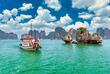 Boot in der Halong Bucht