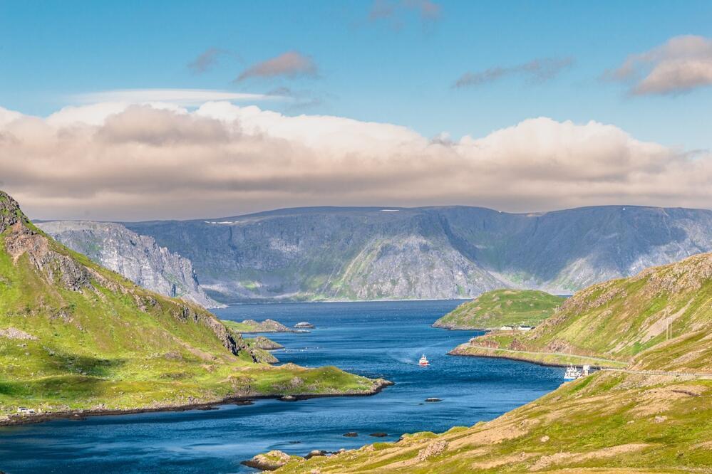 Landschaft am Nordkap