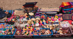 Traditionelle Puppen in Guatemala