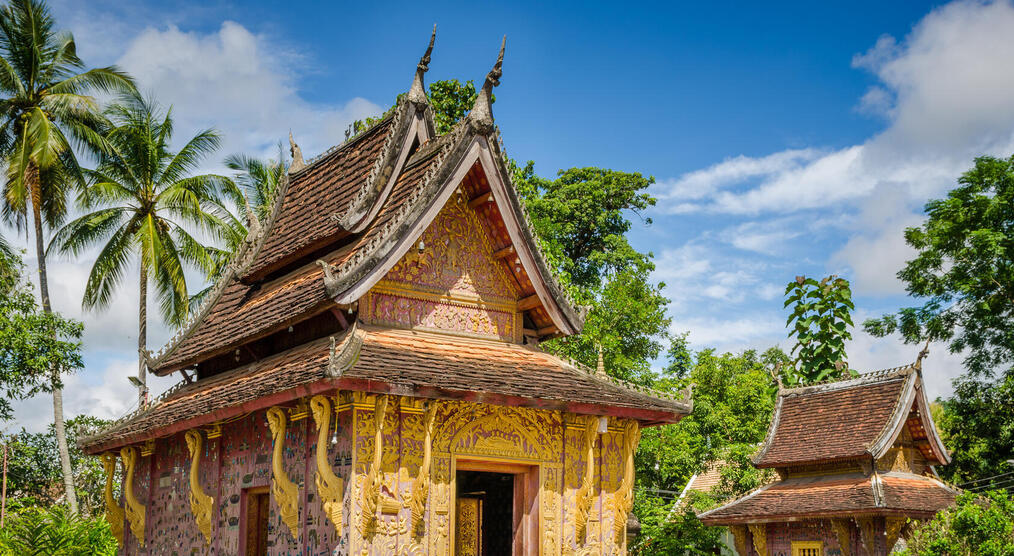 Wat Xieng Thong Tempel bei einer Laos Reise