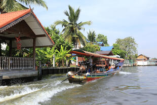 Boot auf dem Chao Phraya