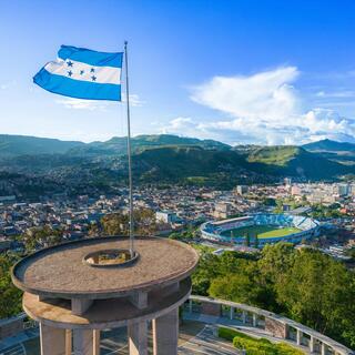 Die Stadt Tegucigalpa