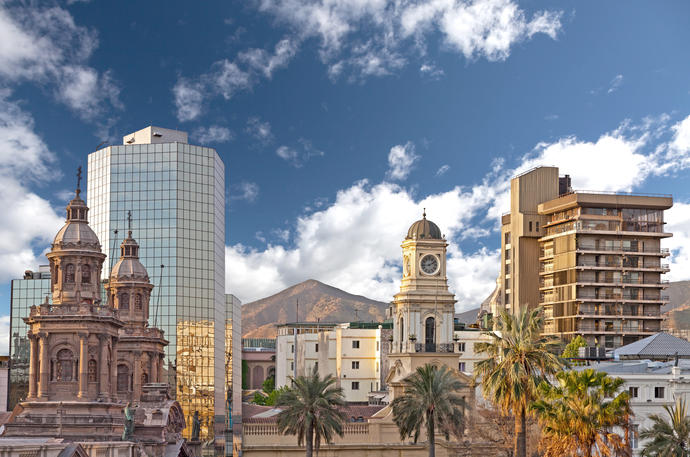 Innenstadt von Santiago de Chile