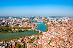 Panoramablick über Toulouse