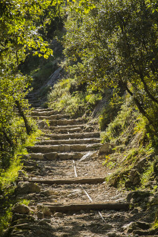 Weg von Agerola nach Positano