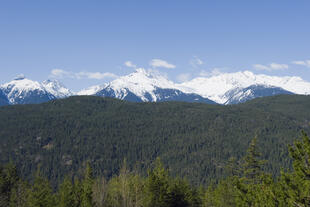 Bergpanorama am Sea to Sky Highway 