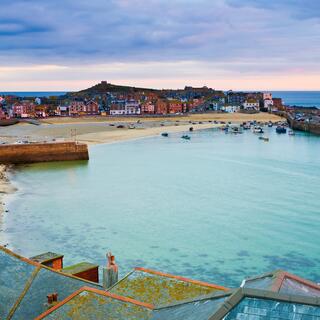 Blick auf den Hafen bei St. Ives